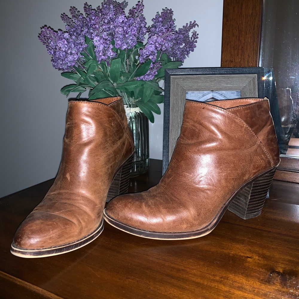 Lucky Brand Leather Booties